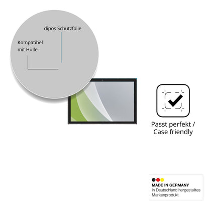 Schutzfolie mit optimaler Passform, zur Verwendung mit Hüllen geeignet