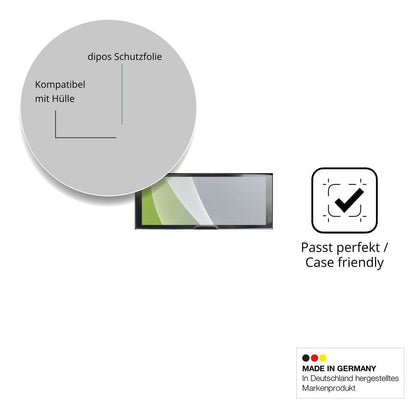Schutzfolie mit optimaler Passform, zur Verwendung mit Hüllen geeignet