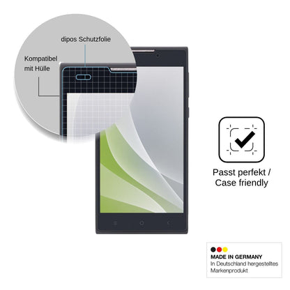 4x Schutzfolie matt für Nomi i508 Energy Display-Schutzfolie