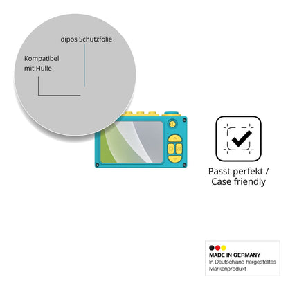 Schutzfolie mit optimaler Passform, zur Verwendung mit Hüllen geeignet