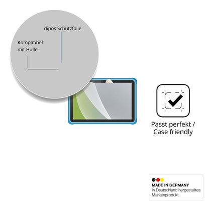 Schutzfolie mit optimaler Passform, zur Verwendung mit Hüllen geeignet