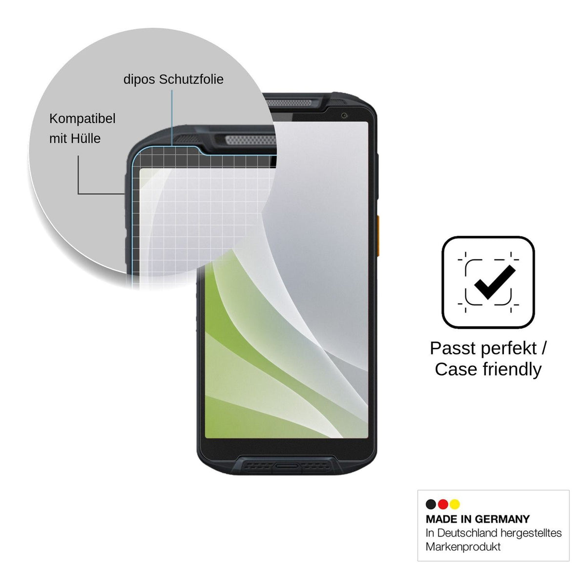 4x Schutzfolie matt für Point Mobile PM95 Display-Schutzfolie