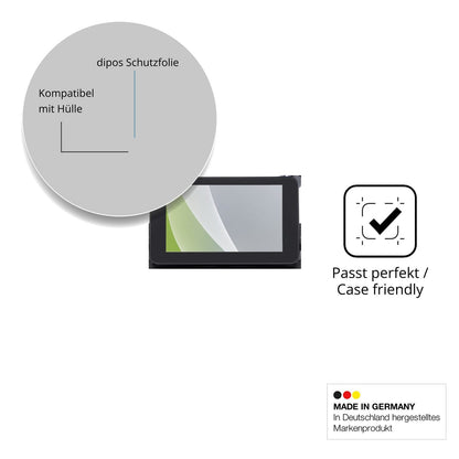 Schutzfolie mit optimaler Passform, zur Verwendung mit Hüllen geeignet