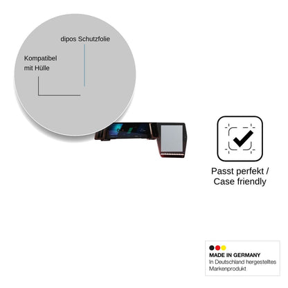 2x Schutzfolie matt für Renault Austral openR Link 12 Display-Schutzfolie