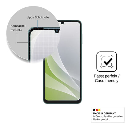 4x Schutzfolie matt für Samsung Galaxy A08 Display-Schutzfolie