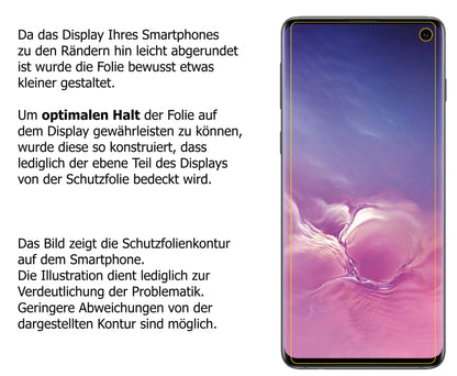 Schutzfolie mit optimaler Passform, zur Verwendung mit Hüllen geeignet