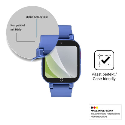 6x Schutzfolie matt für Transformers Smartwatch Kinder 4G Display-Schutzfolie
