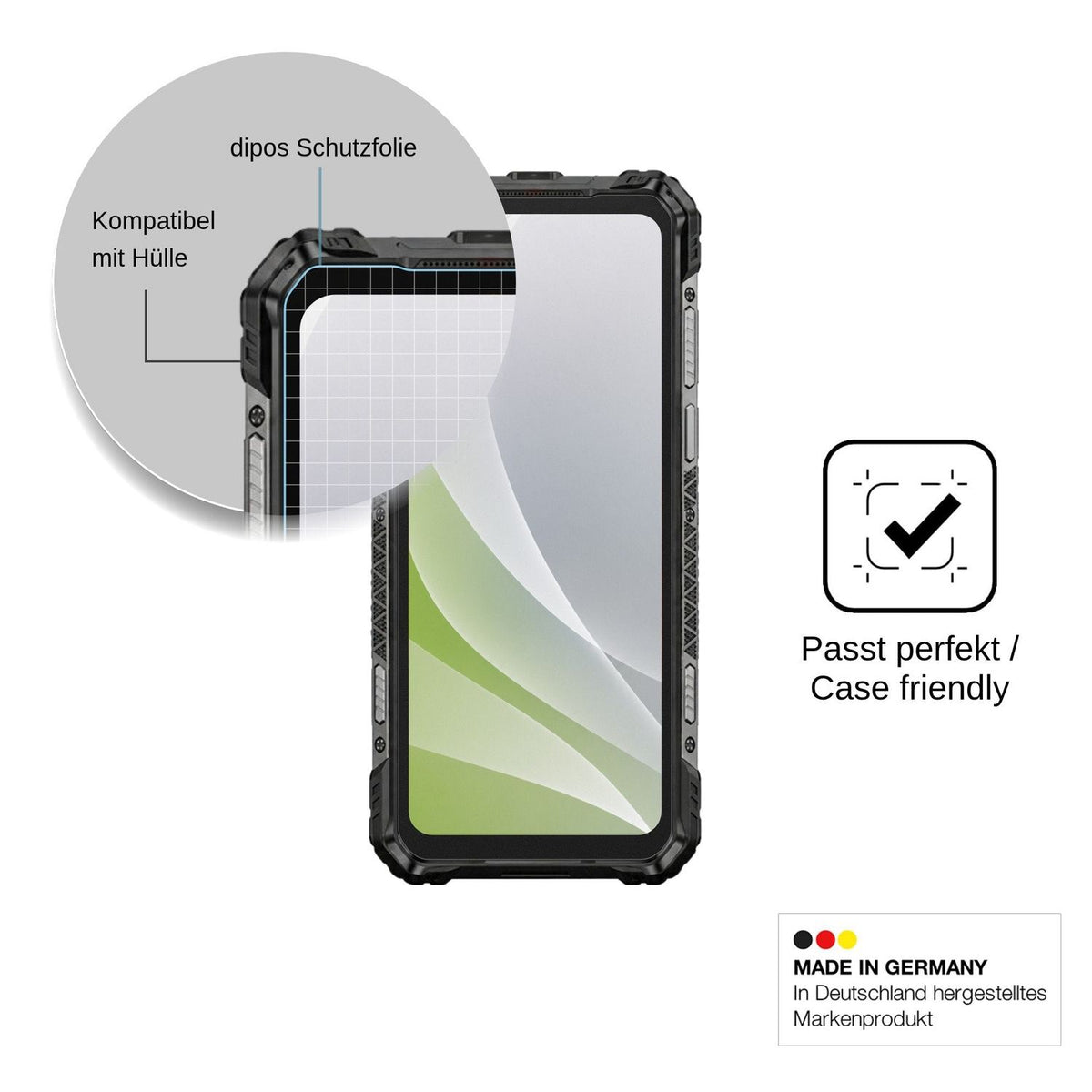 4x Schutzfolie matt für Ulefone Armor 35 Pro Display-Schutzfolie