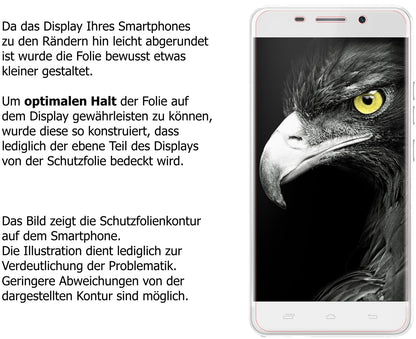 Schutzfolie mit optimaler Passform, zur Verwendung mit Hüllen geeignet