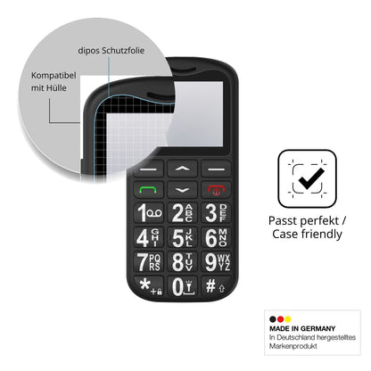 Schutzfolie mit optimaler Passform, zur Verwendung mit Hüllen geeignet