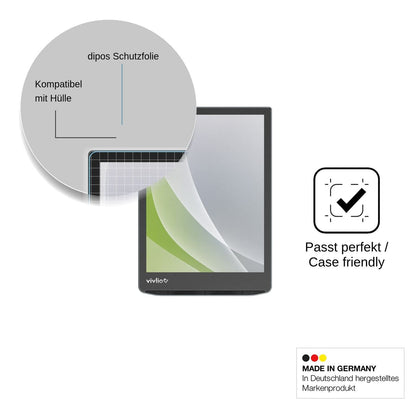 2x Schutzfolie matt für Vivlio InkPad Color 3 Display-Schutzfolie