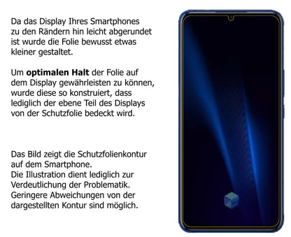 Schutzfolie mit optimaler Passform, zur Verwendung mit Hüllen geeignet