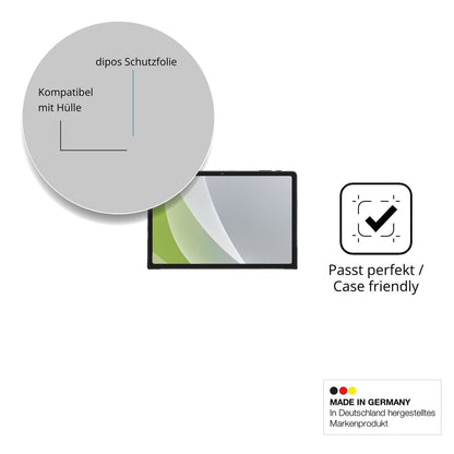 Schutzfolie mit optimaler Passform, zur Verwendung mit Hüllen geeignet