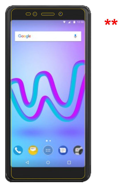 Dünne und klare Folie passend zugeschnitten für Wiko Jerry 3