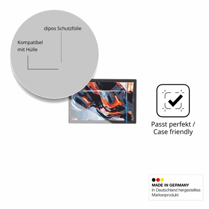 Schutzfolie mit optimaler Passform, zur Verwendung mit Hüllen geeignet