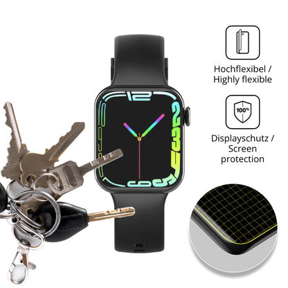 dipos Displayschutz für MaxCom FW26 Oxygen Pro, transparente Oberfläche, perfekte Passform auch für die Rundungen