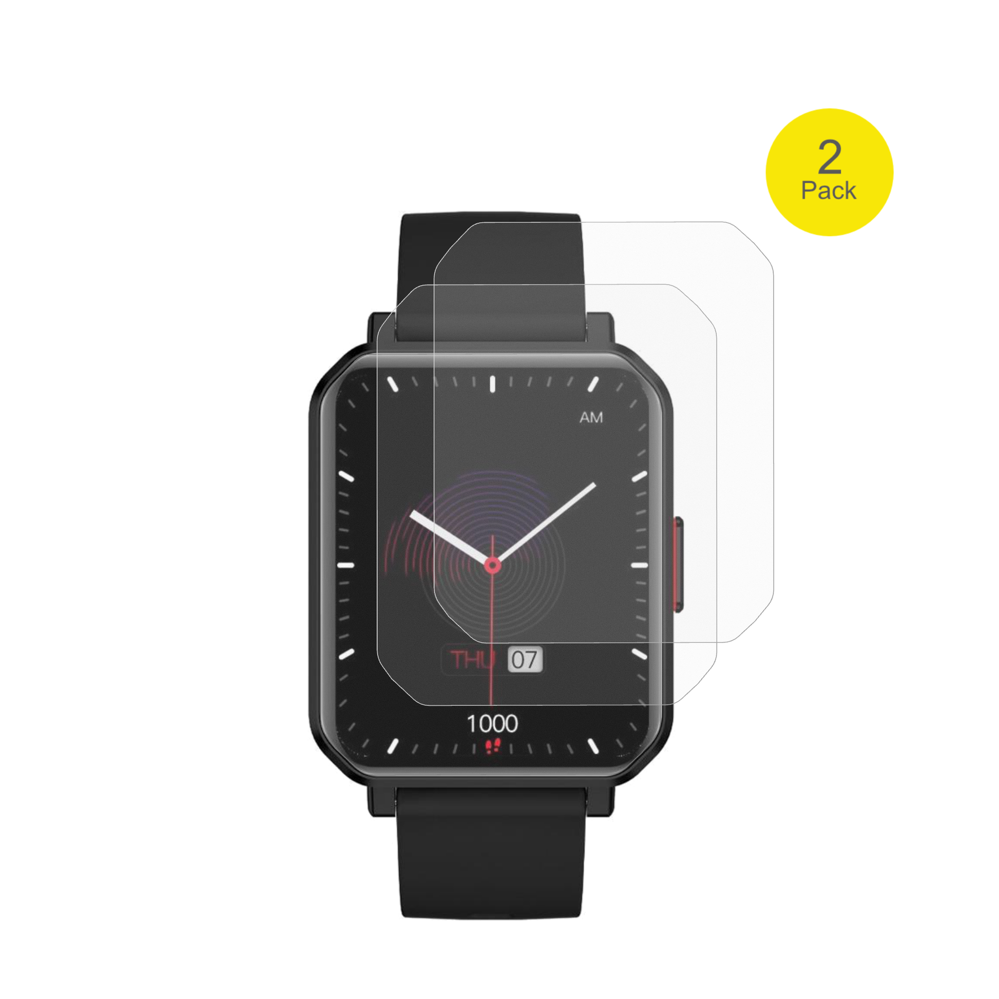 MaxComFW56 Carbon Pro mit aufgebrachter dipos Flex Schutzfolie, glasklare Darstellung ohne Einschränkungen