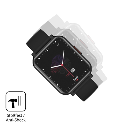 Schutz gegen Kratzer auf dem MaxCom FW56 Carbon Pro Glas durch Schlüssel, Stöße gegen die Tischkante oder Stürze