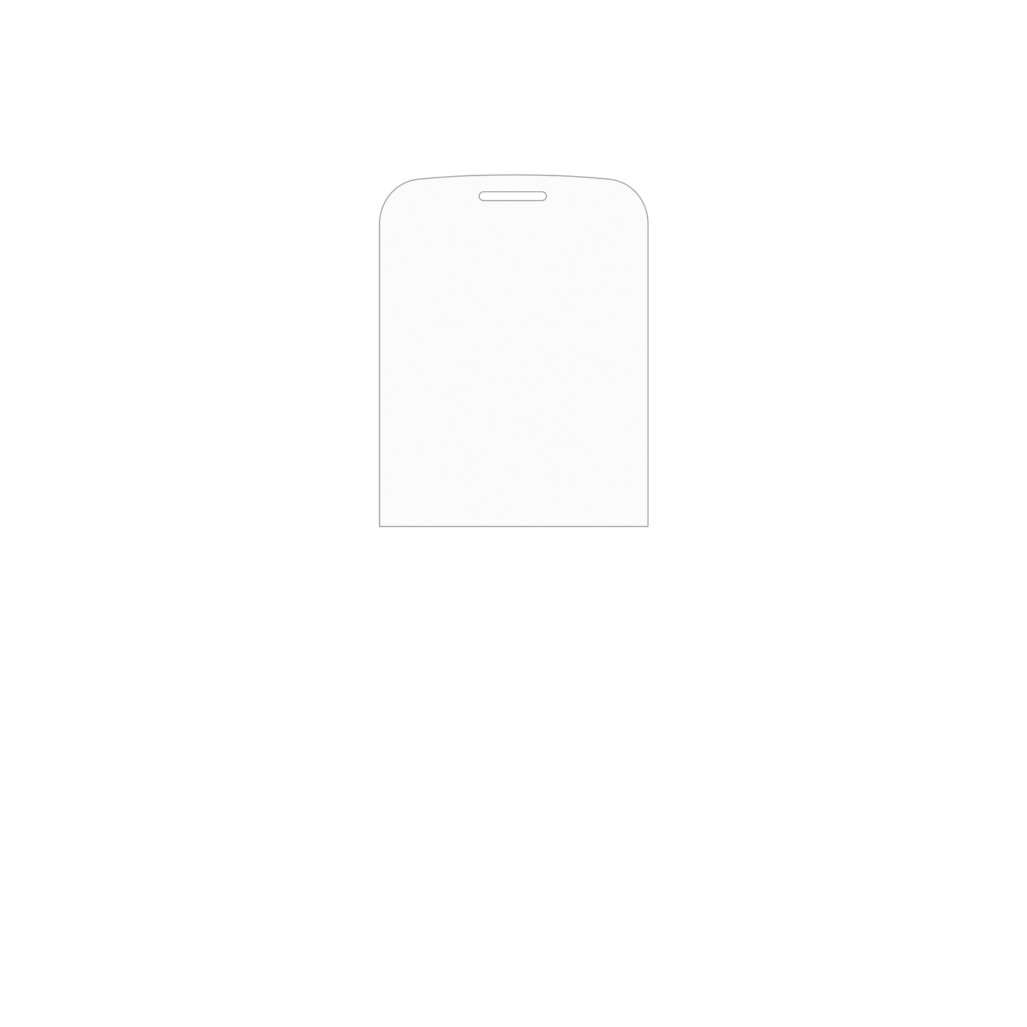 dipos Displayschutz für Maxvi B241, mattierte Oberfläche, geringe Dicke und perfekte Passform