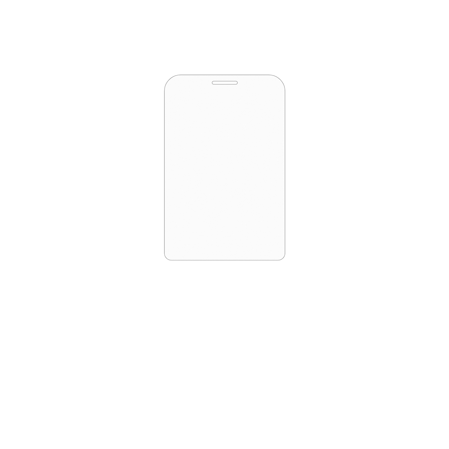 dipos Displayschutz für Maxvi B33, mattierte Oberfläche, geringe Dicke und perfekte Passform