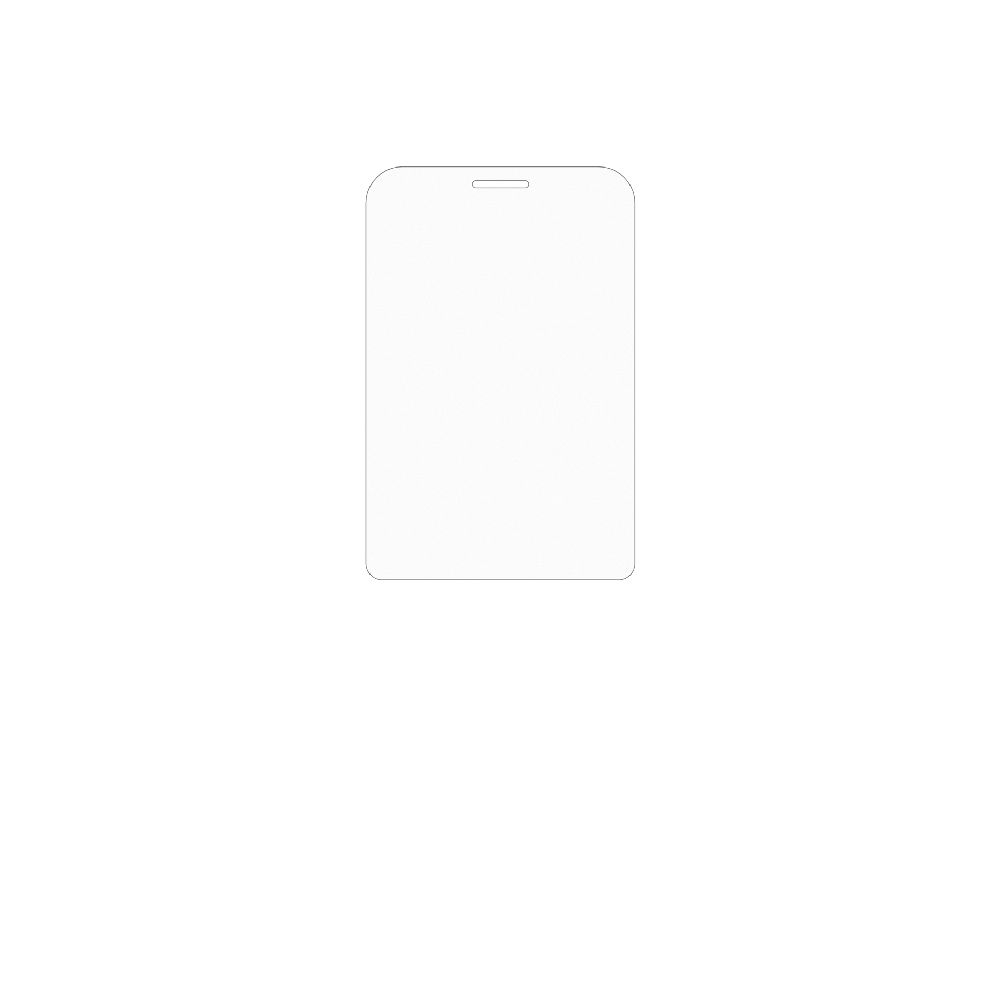 dipos Displayschutz für Maxvi B33, mattierte Oberfläche, geringe Dicke und perfekte Passform