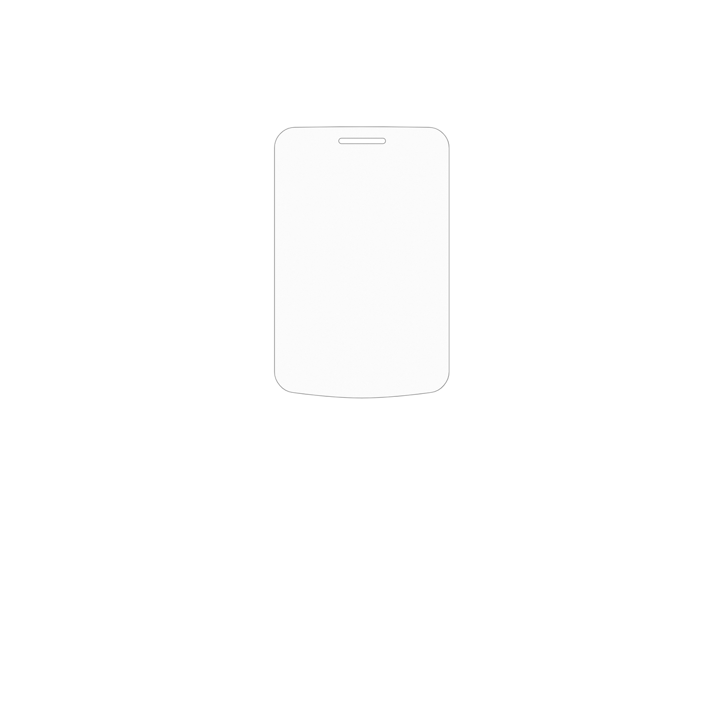 dipos Displayschutz für Maxvi C50, mattierte Oberfläche, geringe Dicke und perfekte Passform