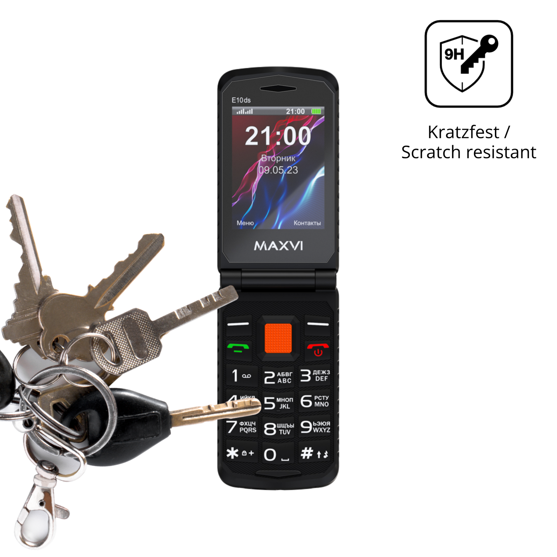 dipos Displayschutz für Maxvi E10ds, mattierte Oberfläche, robuste Festigkeit und perfekte Passform