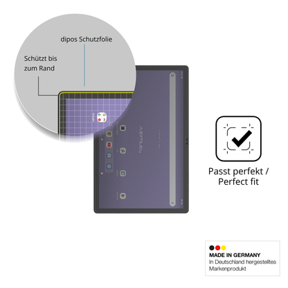 Schutz gegen Kratzer auf dem Mediacom SmartPad Azimut 4 Glas durch Schlüssel oder Ähnliches