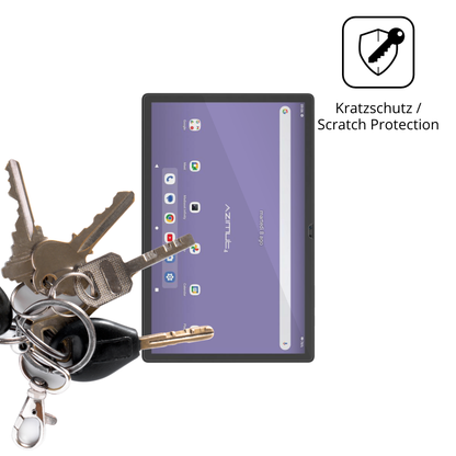 Schutz gegen Kratzer auf dem Mediacom SmartPad Azimut 4 Glas durch Schlüssel oder Ähnliches