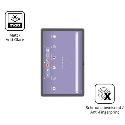 9H Hartbeschichtete, flexible Folie passend zugeschnitten für Mediacom SmartPad Azimut 4