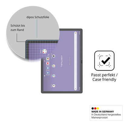 Schutzglasfolie mit optimaler Passform, zur Verwendung mit Hüllen geeignet