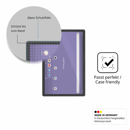 Besonders flexibler Displayschutz mit Anti-Shock-Schicht im Materialmix