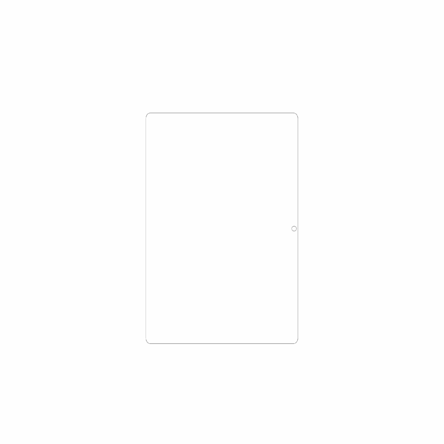 dipos Displayschutz für Mediacom SmartPad Azimut 4 Lite, mattierte Oberfläche, geringe Dicke und perfekte Passform