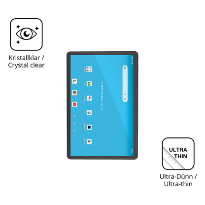 Dünne und klare Folie passend zugeschnitten für Mediacom SmartPad Azimut 4 Lite