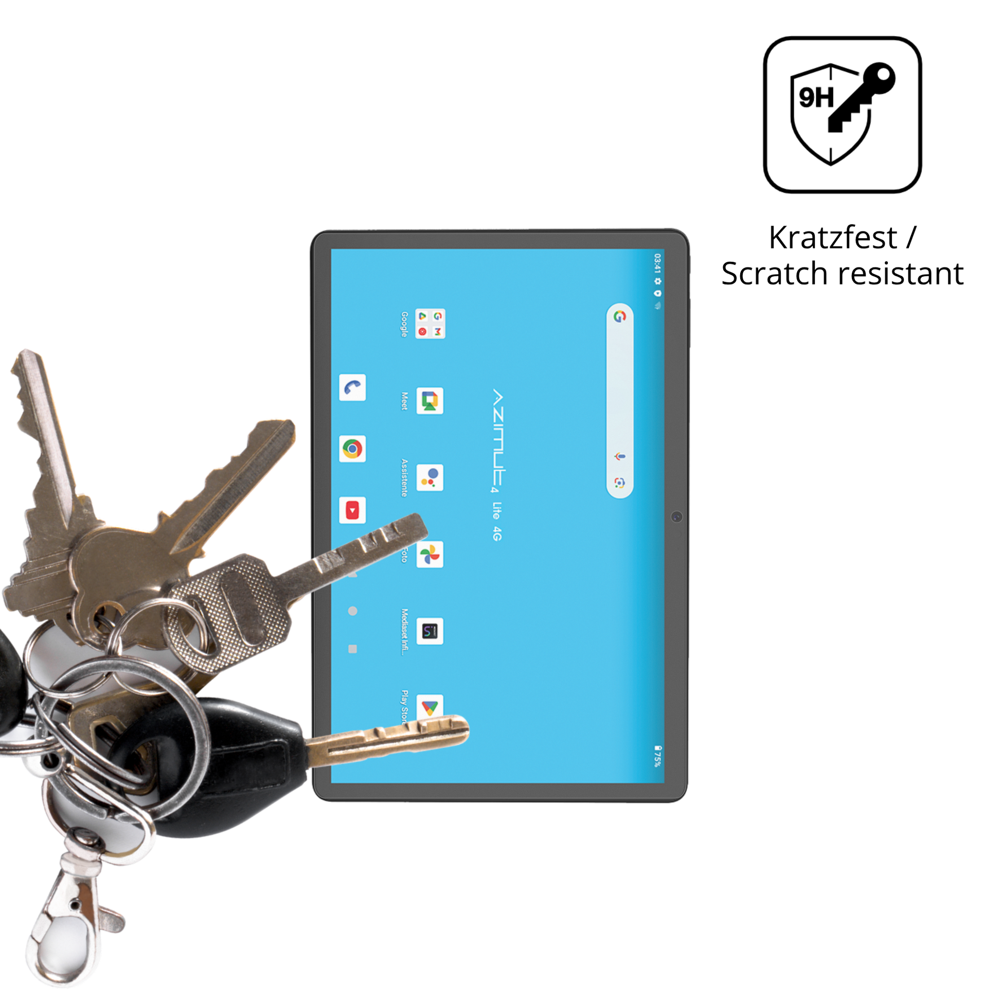 dipos Displayschutz für Mediacom SmartPad Azimut 4 Lite, mattierte Oberfläche, robuste Festigkeit und perfekte Passform