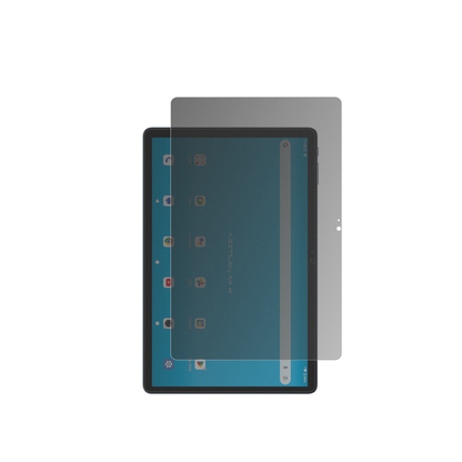 MediacomSmartPad Azimut 4 Plus mit aufgebrachtem dipos Displayschutz, der seitliche Einblicke blockiert