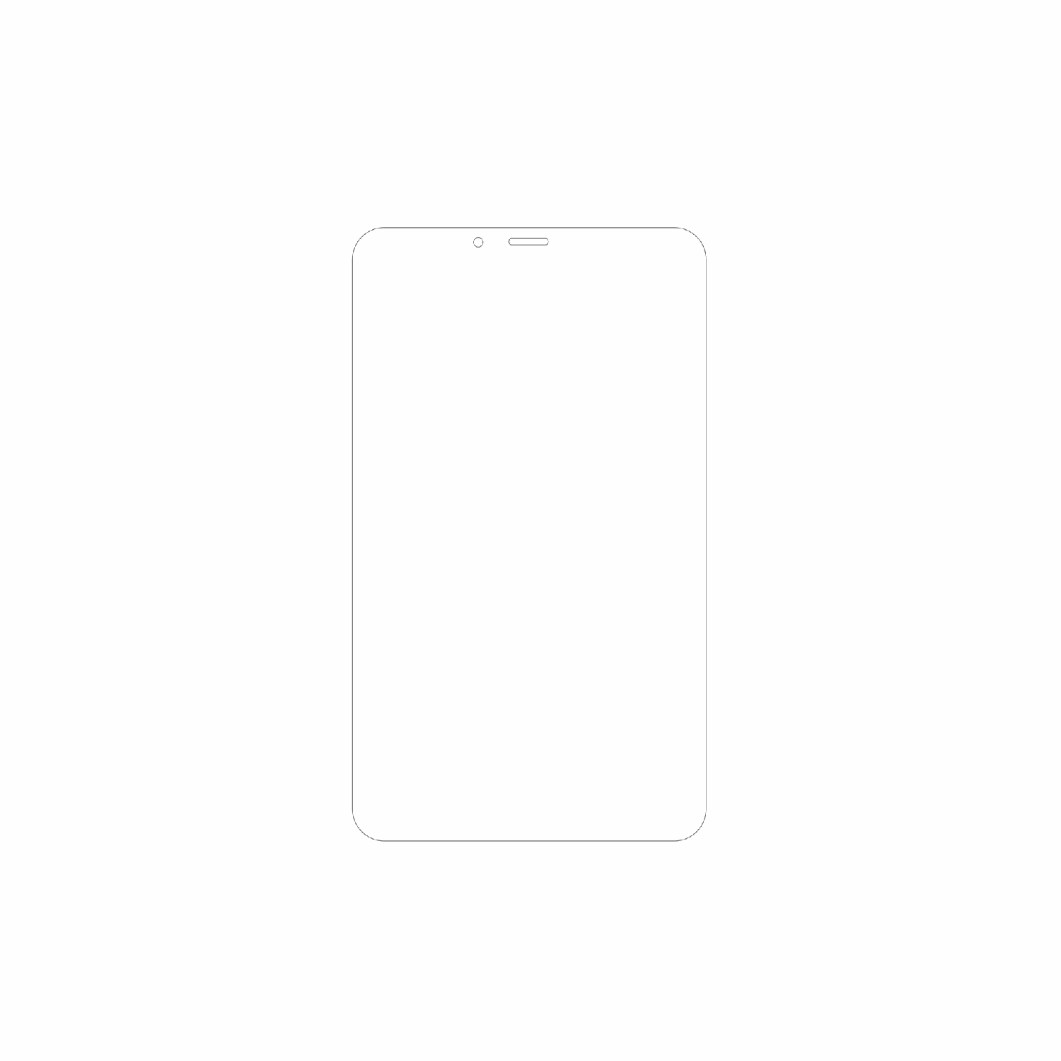 dipos Displayschutz für Mediacom SmartPad YIO 8, mattierte Oberfläche, geringe Dicke und perfekte Passform