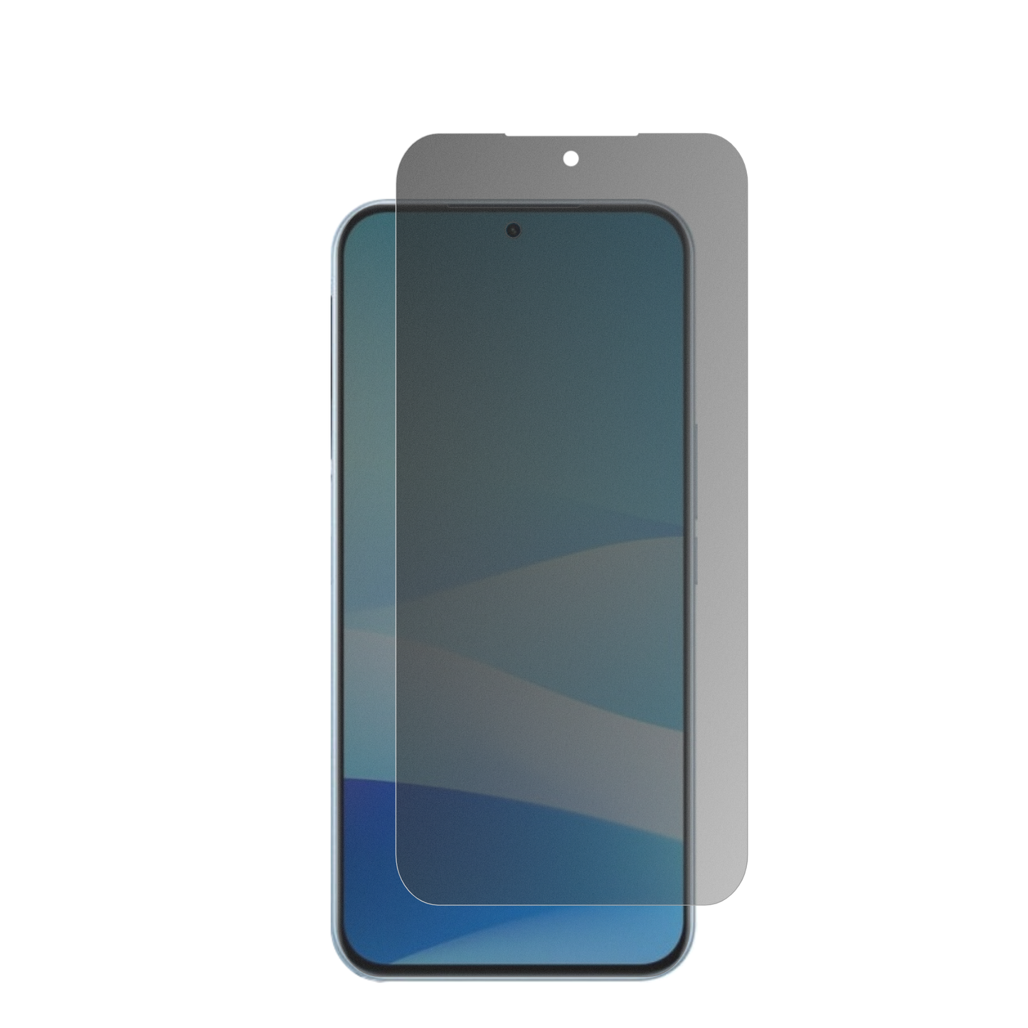 MeizuNote 16 Pro mit aufgebrachter dipos Flex Schutzfolie, die seitliche Einblicke blockiert