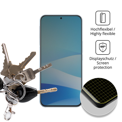 dipos Displayschutz für Meizu Note 16 Pro, mit Blickschutzfilter und perfekter Passform auch für die Rundungen