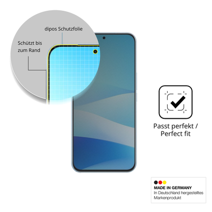 Schutz gegen Kratzer auf dem Meizu Note 16 Pro Glas durch Schlüssel, Stöße gegen die Tischkante oder Stürze