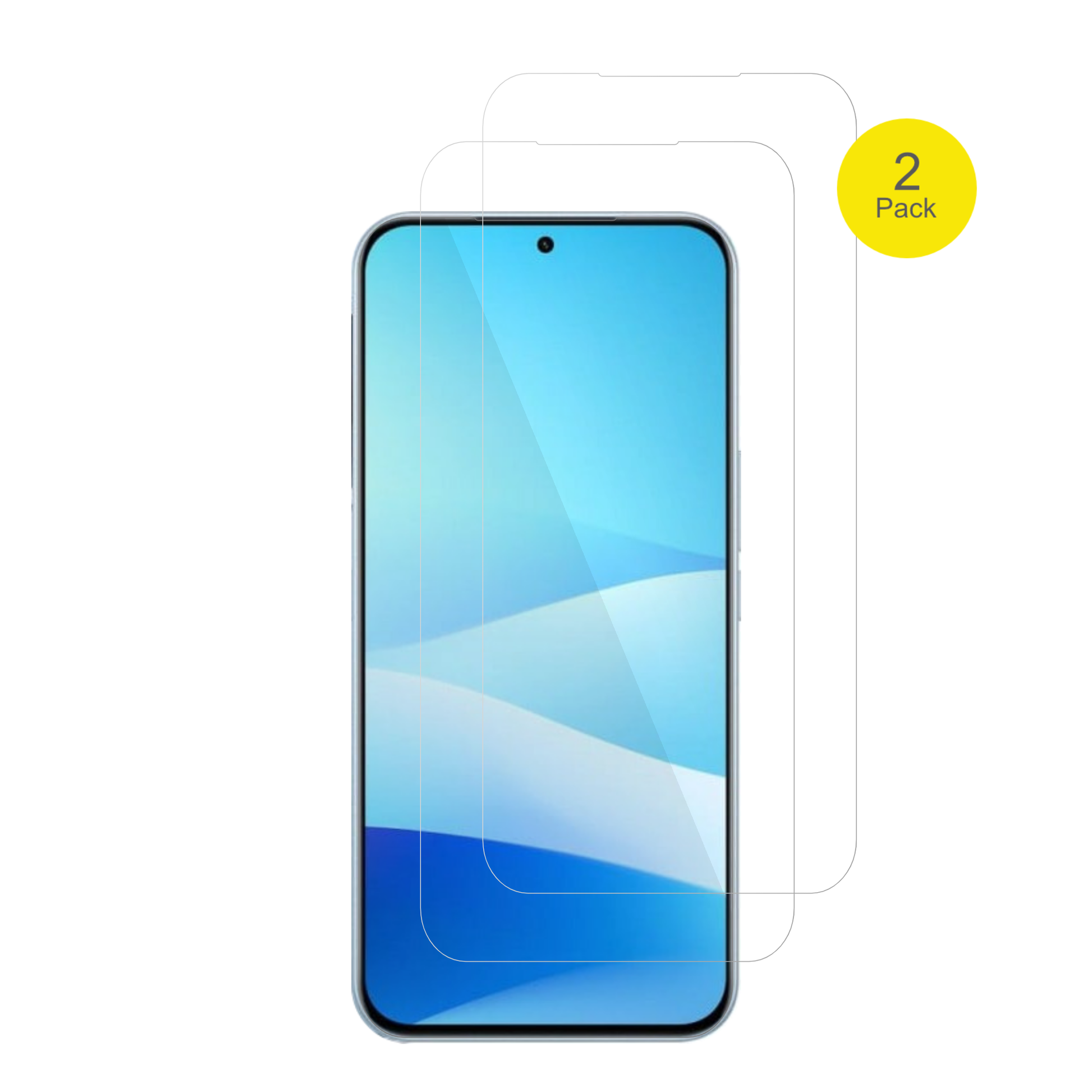 MeizuNote 16 Pro mit aufgebrachter dipos Displayschutzfolie, glasklare Darstellung ohne Einschränkungen