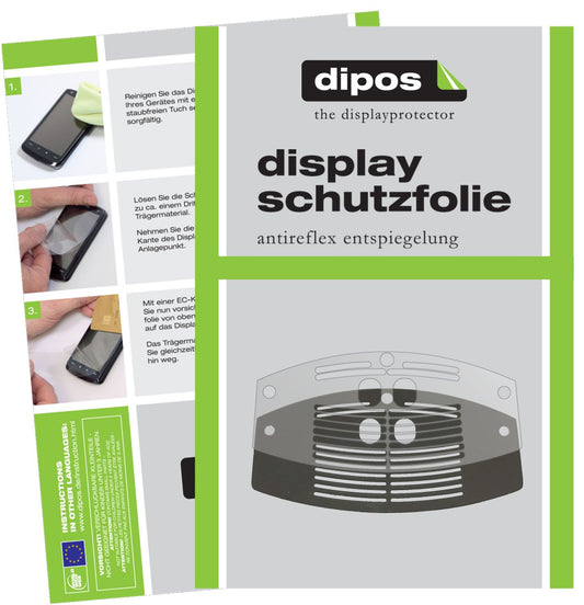 2x Schutzfolie matt für Melitta Caffeo Barista F850 Tropfblech Display-Schutzfolie