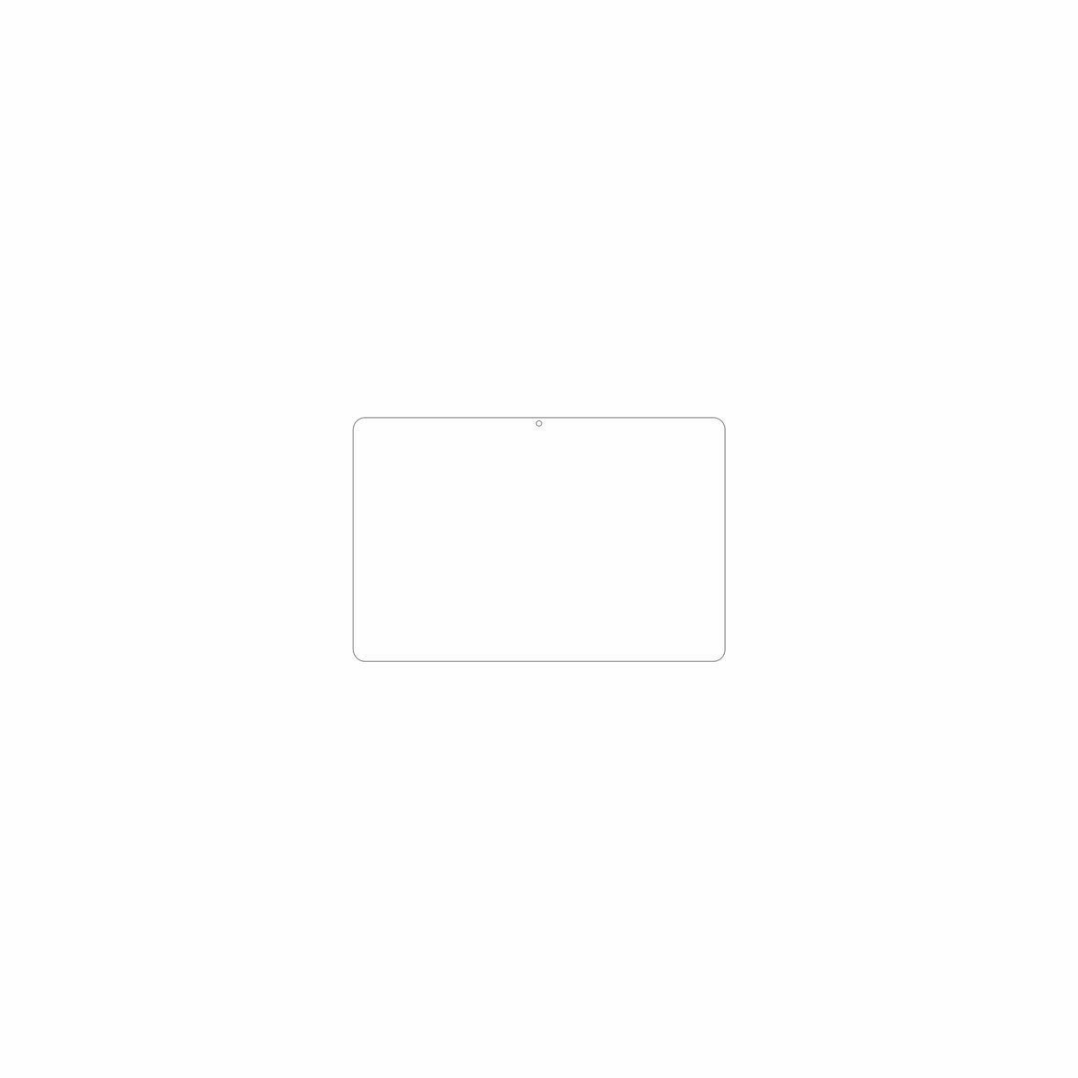 dipos Displayschutz für MENTUME K302, mattierte Oberfläche, geringe Dicke und perfekte Passform