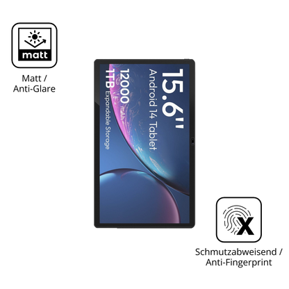 Dünne und entspiegelnde Folie passend zugeschnitten für meswao15.6 zoll