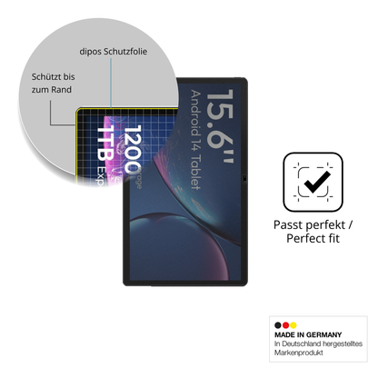 Schutz gegen Kratzer auf dem meswao15.6 zoll Glas durch Schlüssel oder Ähnliches