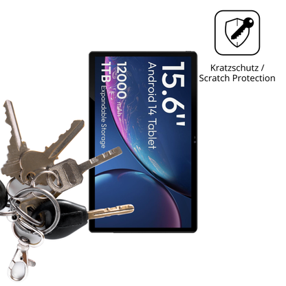 Schutz gegen Kratzer auf dem meswao15.6 zoll Glas durch Schlüssel oder Ähnliches