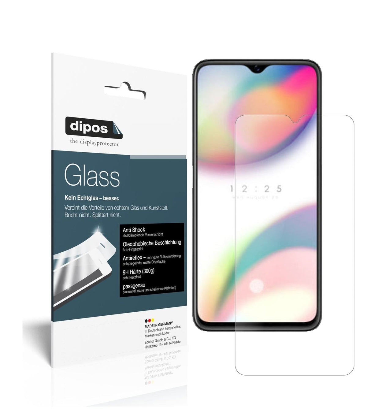 1x 9H Schutzfolie matt für Oppo Reno Z Panzerfolie