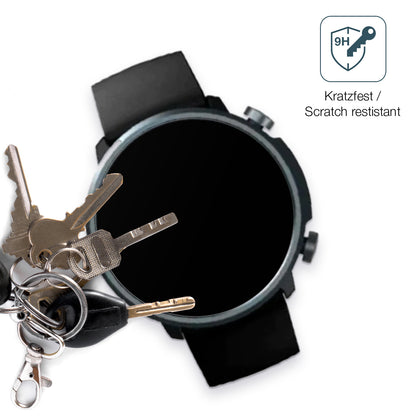 dipos Displayschutz für Mibro Watch A1, mattierte Oberfläche, robuste Festigkeit und perfekte Passform