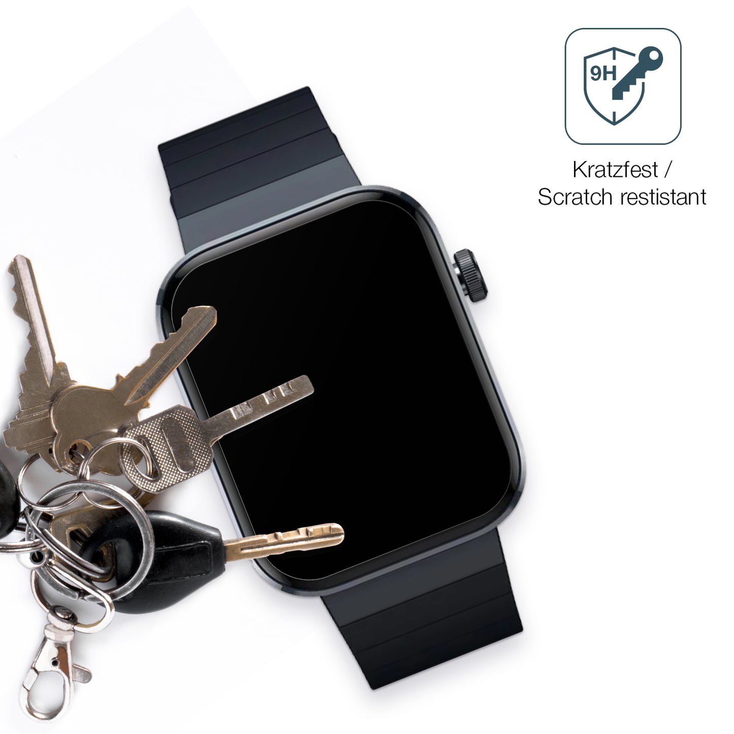 dipos Displayschutz für Mibro Watch T1, mattierte Oberfläche, robuste Festigkeit und perfekte Passform