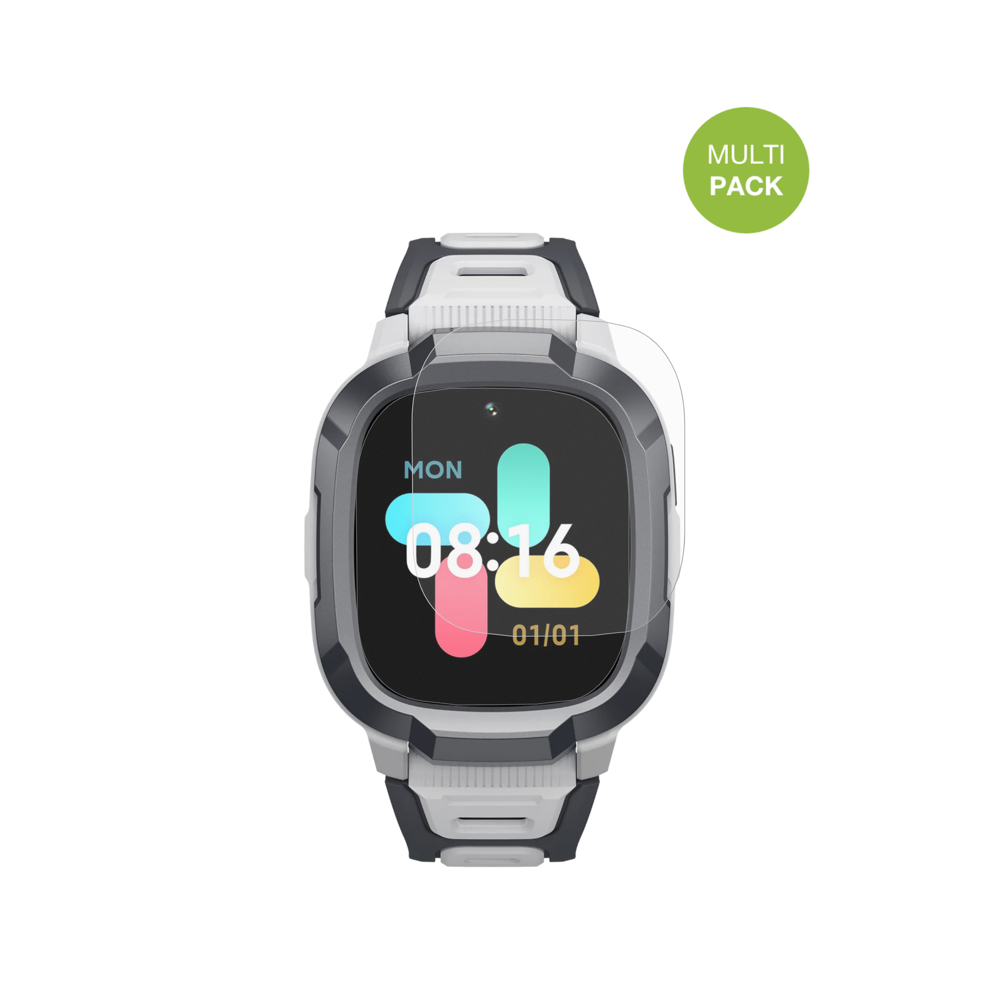 mibrop6 mit aufgebrachter dipos Displayschutzfolie, die lästige Fingerabdrücke minimiert